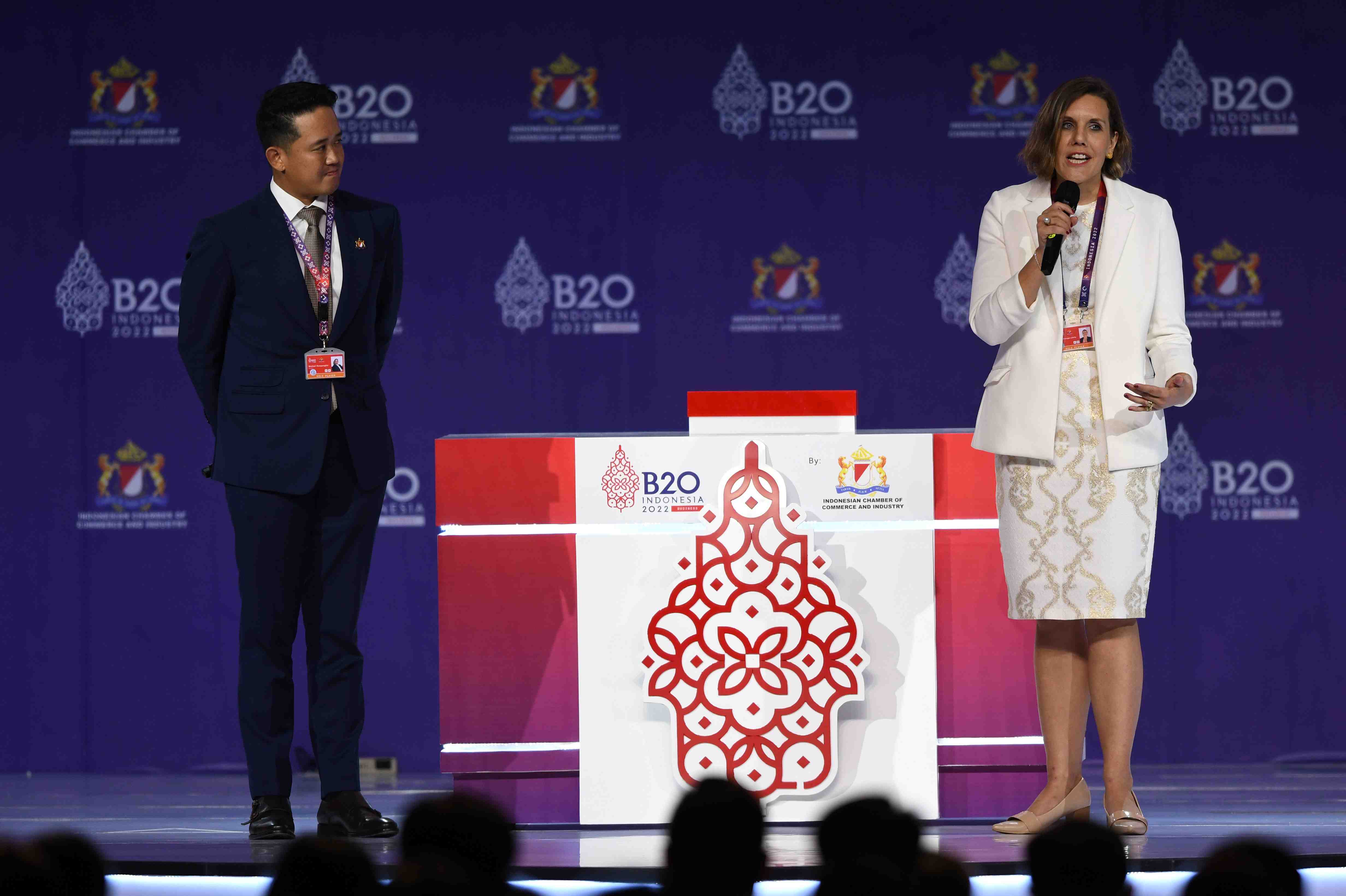 Emily at B20 in Indonesia