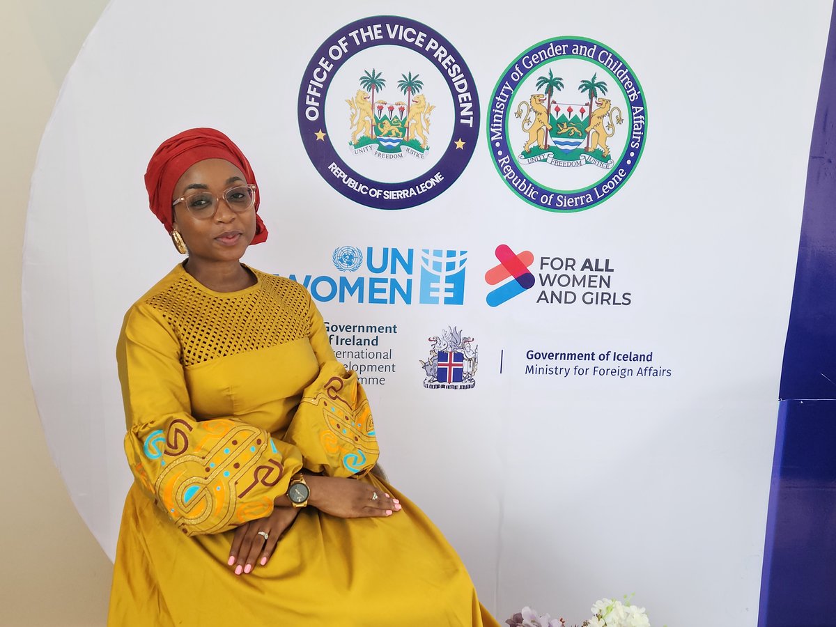 Dr. Yakama Manty Jones at the Office of the Vice President, Sierra Leone